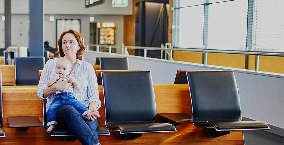 Vakantie van vrouw en kind geannuleerd vanwege coronavirus