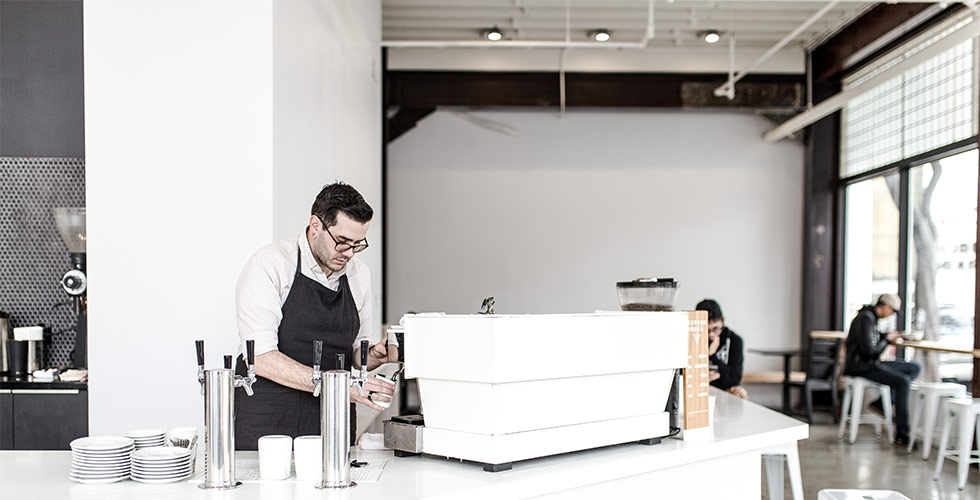 barista in cafe