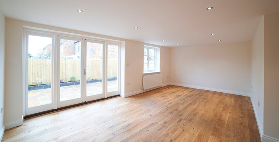 nieuw huis woonkamer