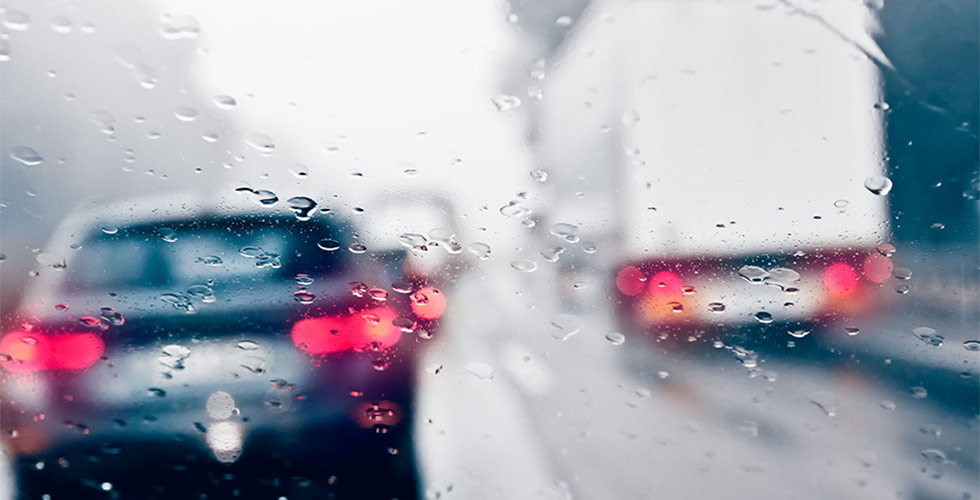 regen auto verkeer